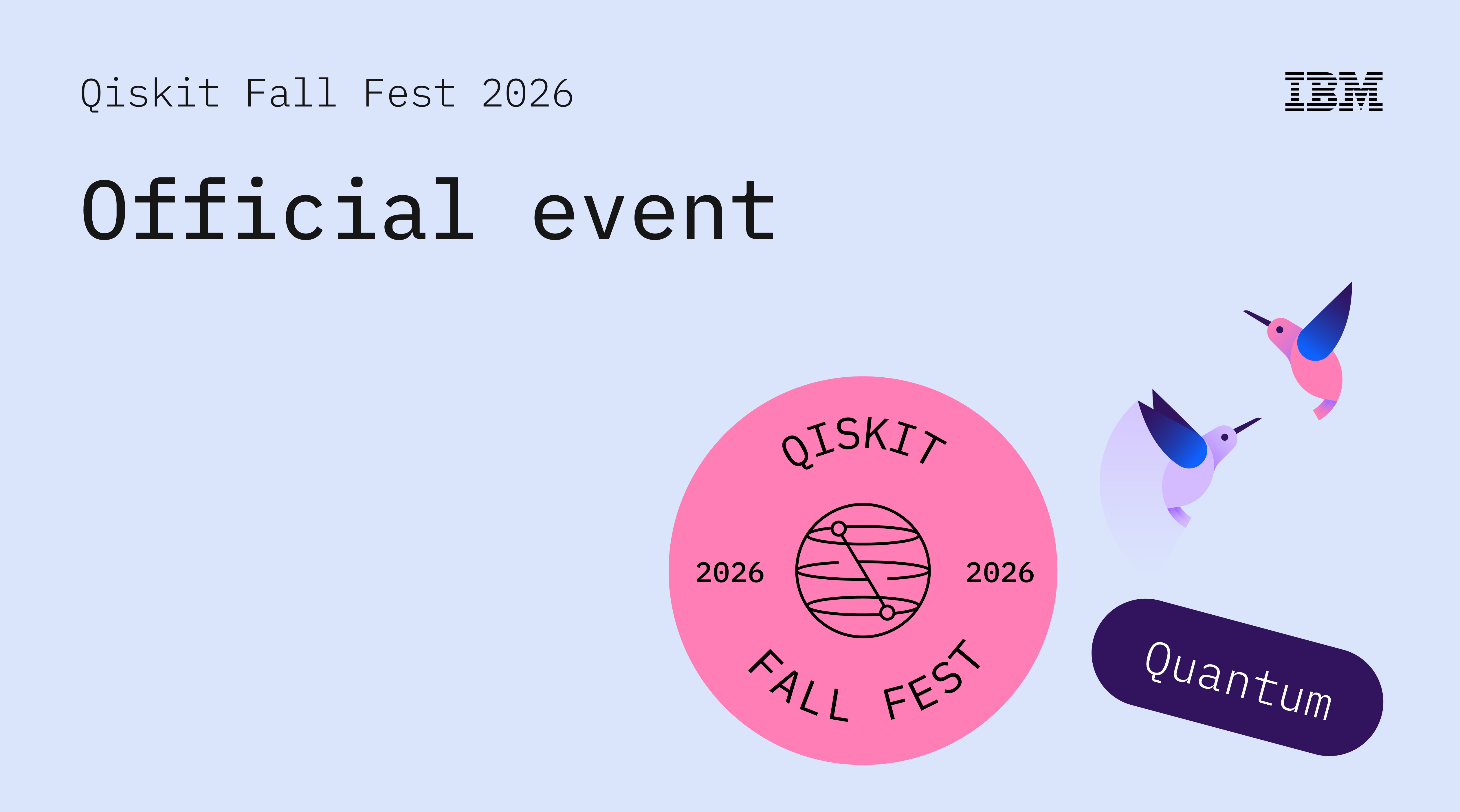 Qiskit Fall Fest at IT4Innovations alt
