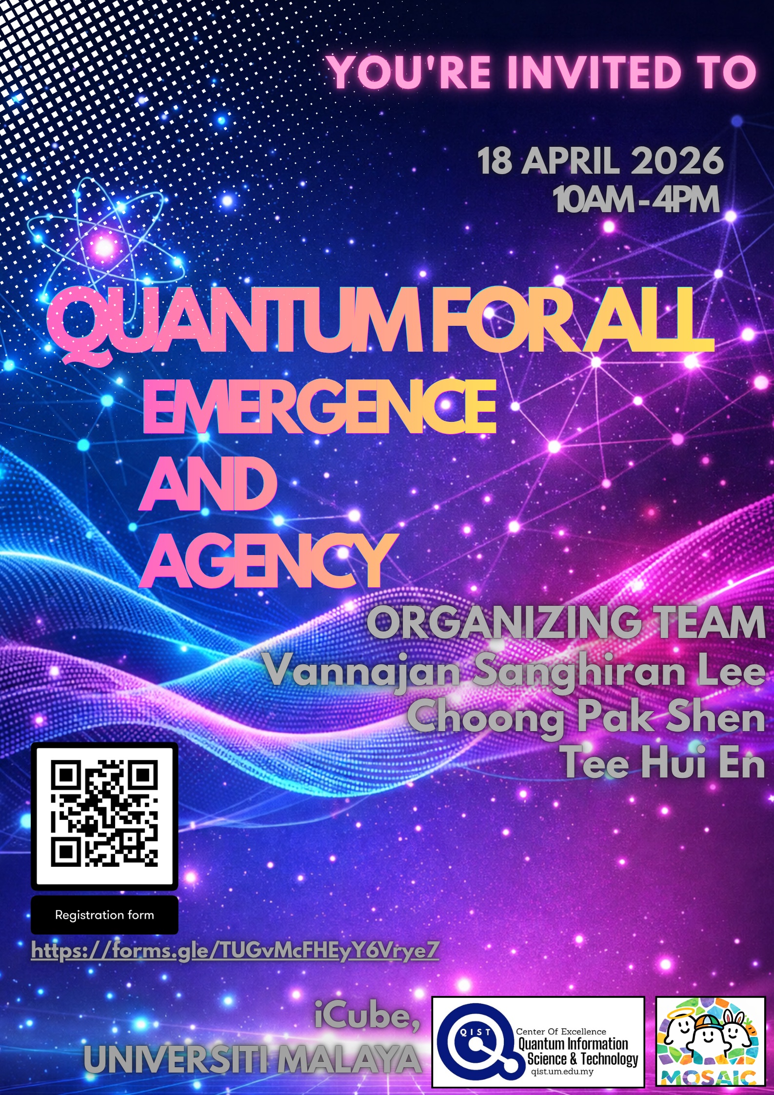 Quantum for All: Emergence and Agency alt