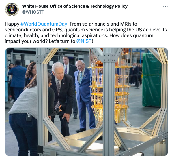 The White House and other USA agencies talk about how quantum impacts their missions on WQD image
